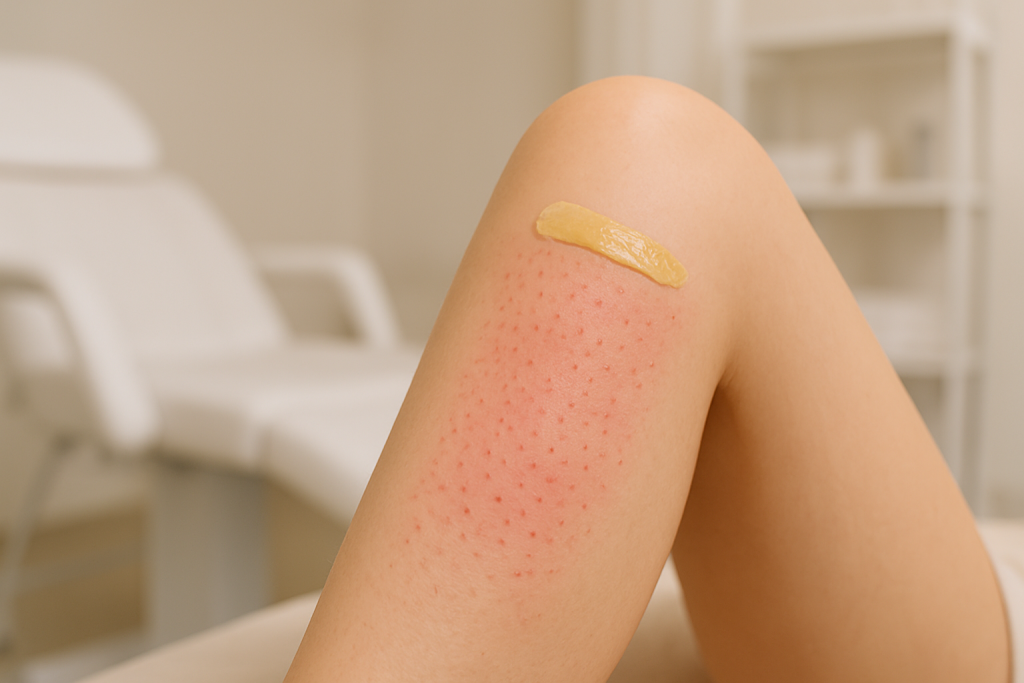 wax irritatie